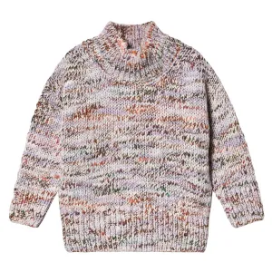 Jumper Rollneck Slouch Knit Lilac Mist