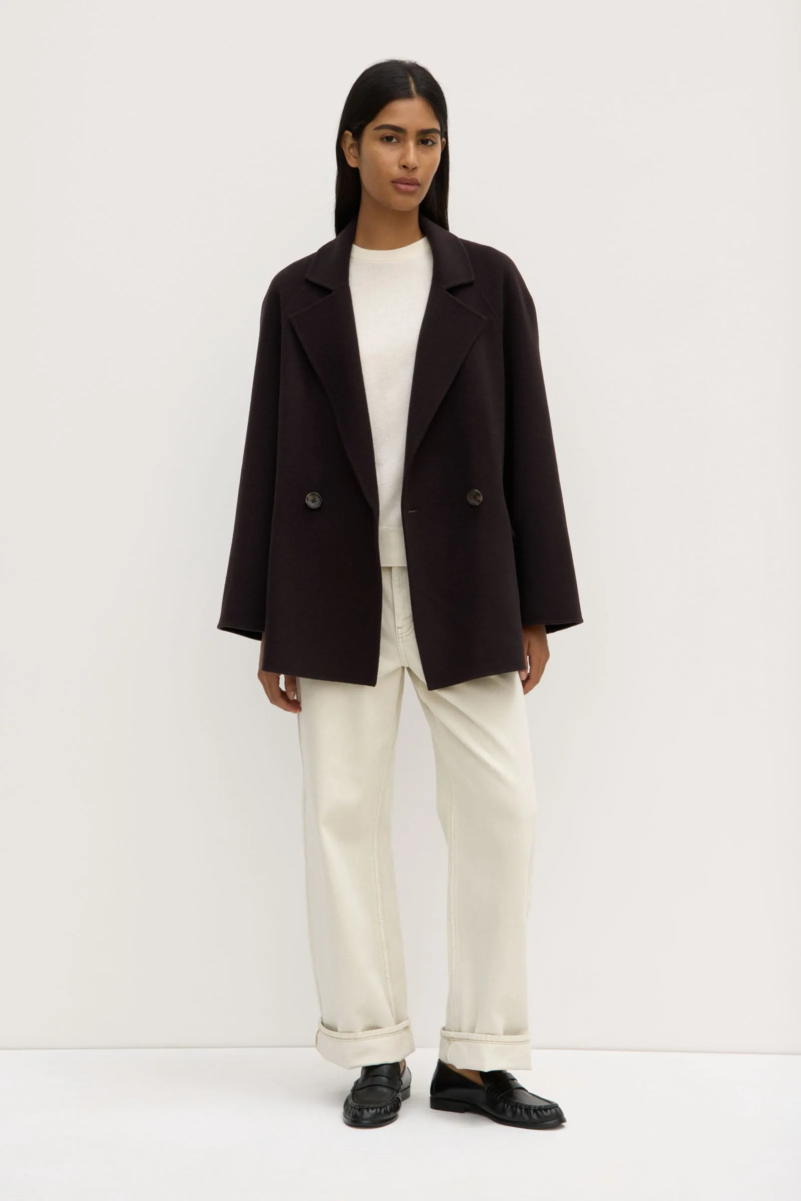 Katya Double Breasted Wool Coat