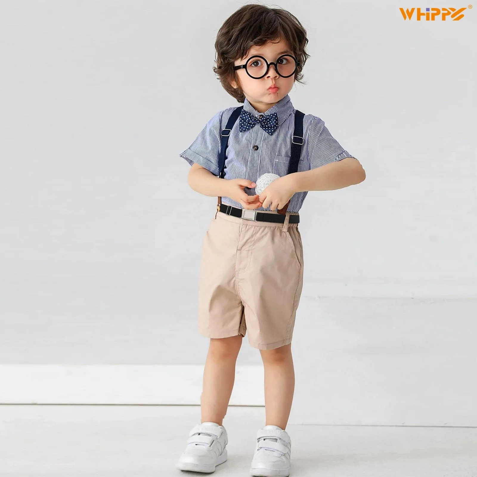 Kids Adjustable Belt, Elastic Belts with Easy Magnetic Buckle for Boys and Gilrs 2 Pack