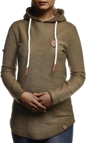 Leif Nelson women's Hoodie Pullover Hooded oversize Sweatshirt Sweater Longsleeve Long Sleeve Casual LN1900