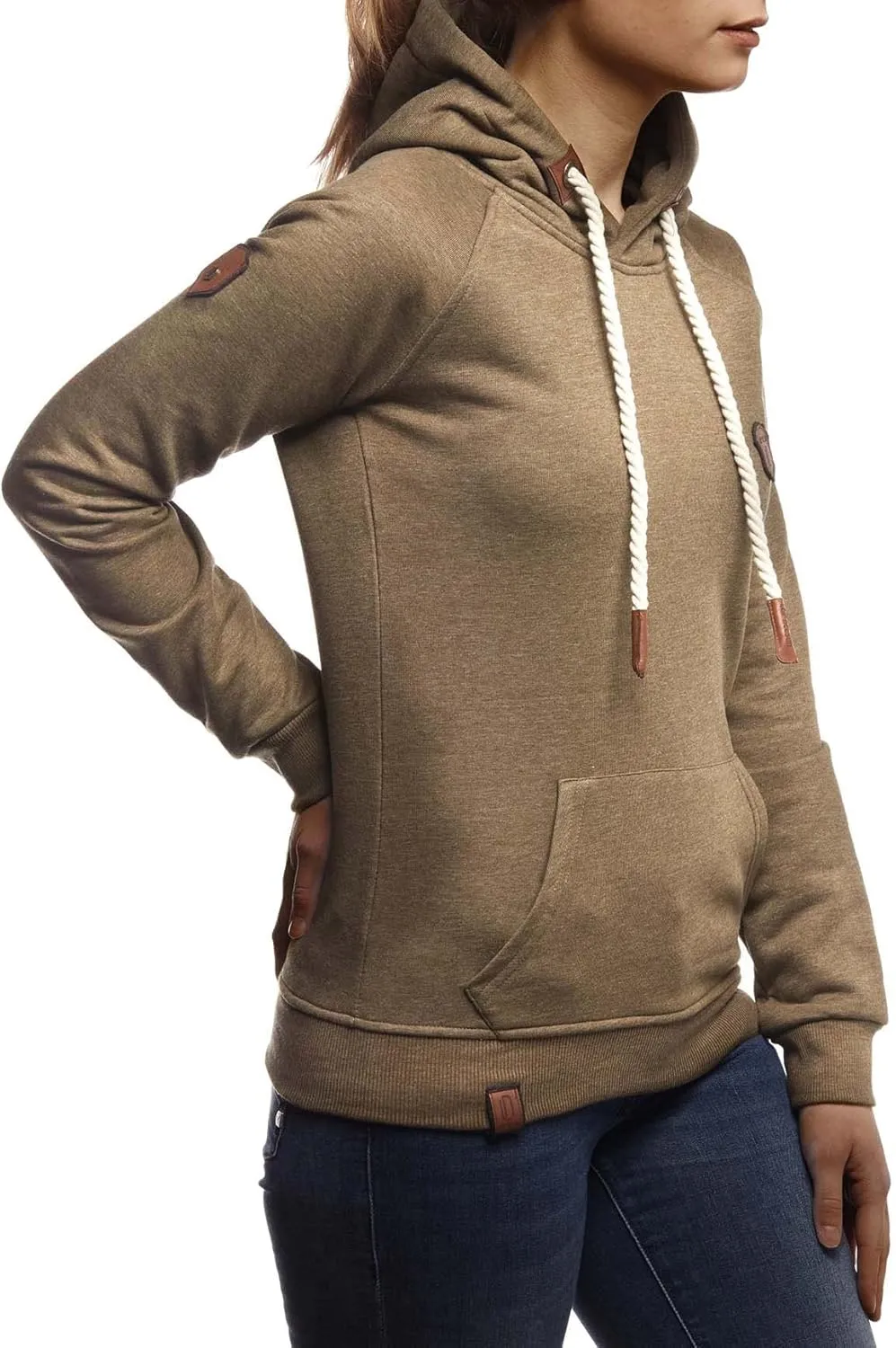 Leif Nelson women's Hoodie Pullover Hooded oversize Sweatshirt Sweater Longsleeve Long Sleeve Casual LN1925