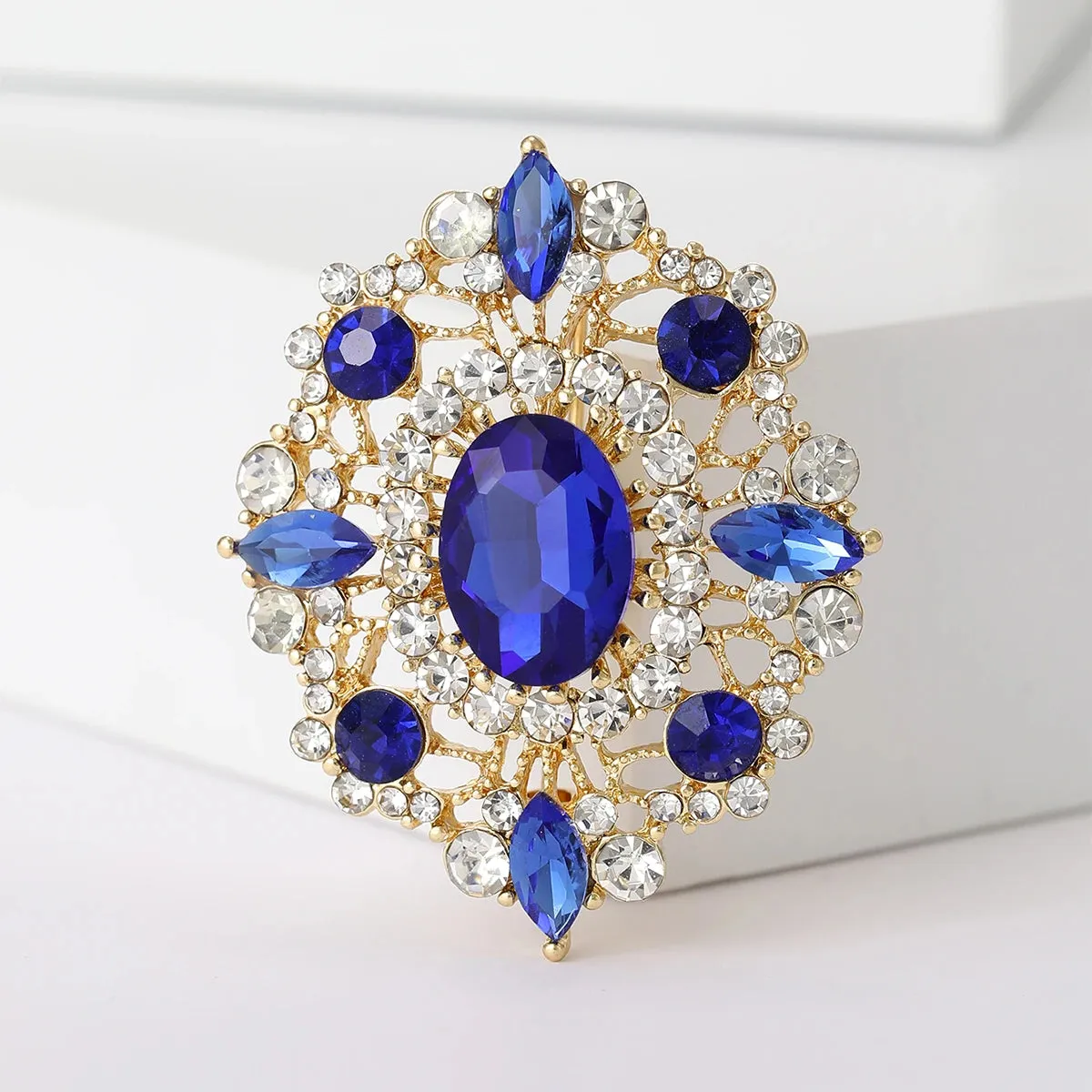 Mahershala Rhinestone Brooch Pin
