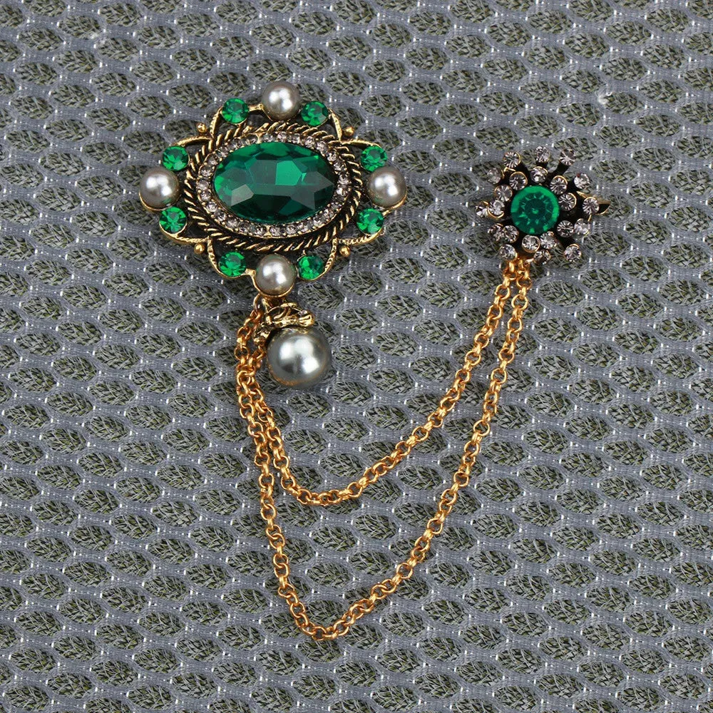 Malik Embroidery Brooch Pin