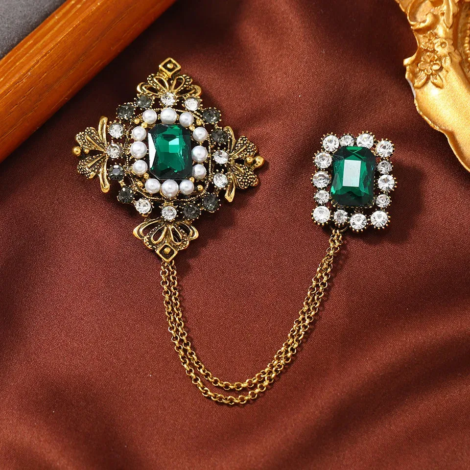 Malik Embroidery Brooch Pin