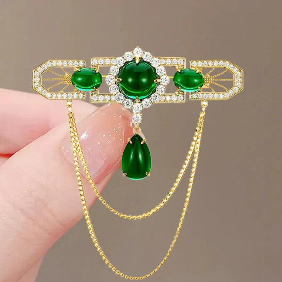 Malik Embroidery Brooch Pin