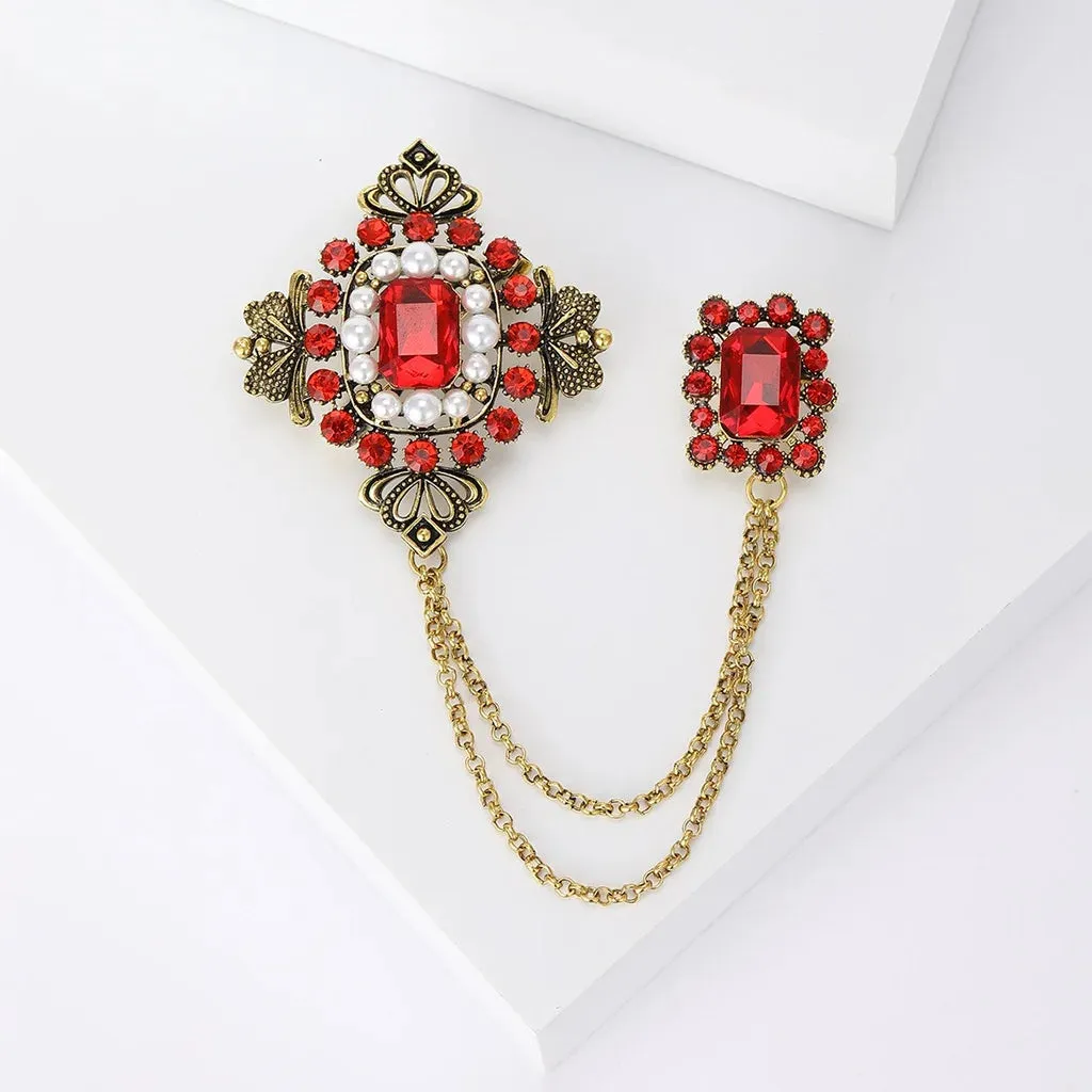 Malik Embroidery Brooch Pin