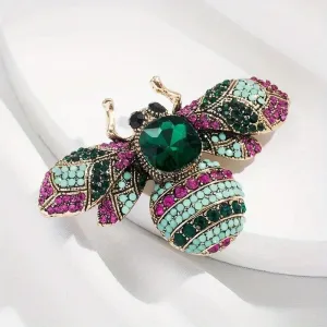 Malise Leather Brooch