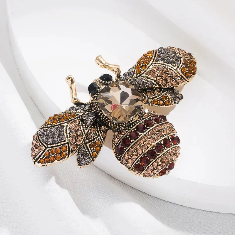 Malise Leather Brooch