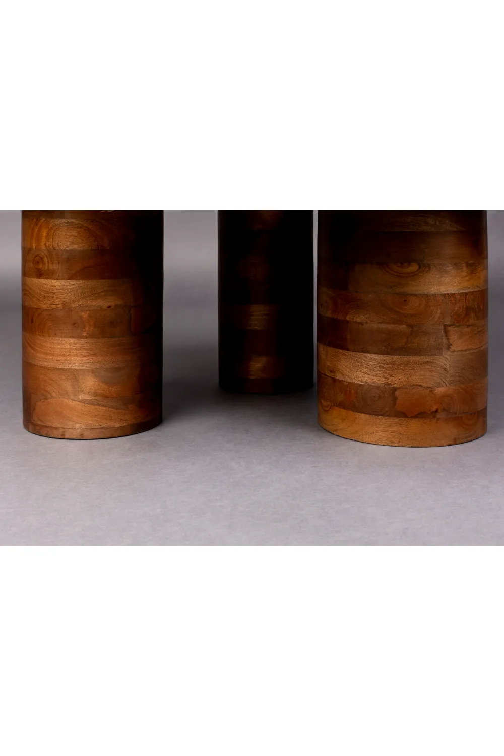 Marble Pedestal Side Tables (3) | Dutchbone Suki