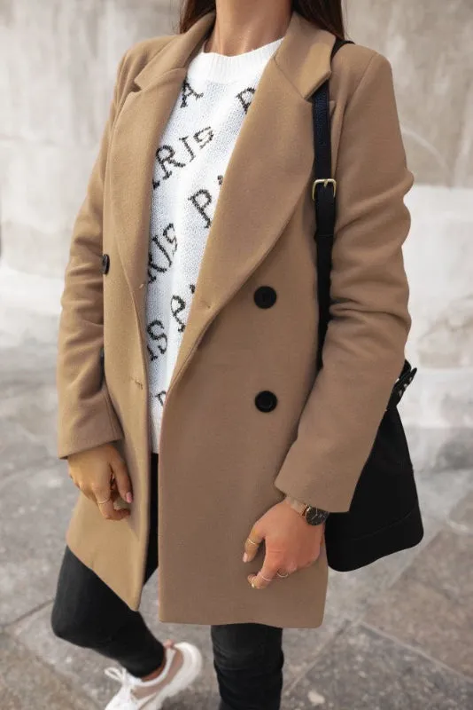 Mariana | Elegant Lapel Coat