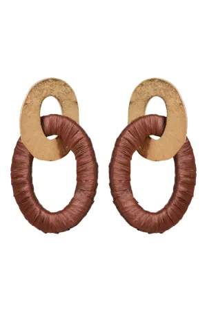 Masa Link Earring - Hazel