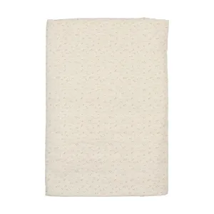 Mema Knits Pink Floral Quilted Blanket