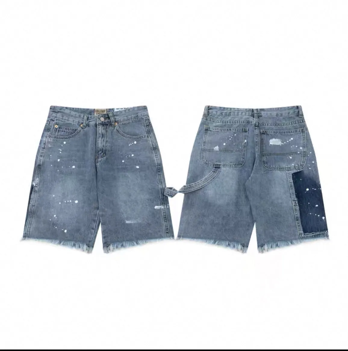 Men’s Distressed Denim Shorts – Vintage