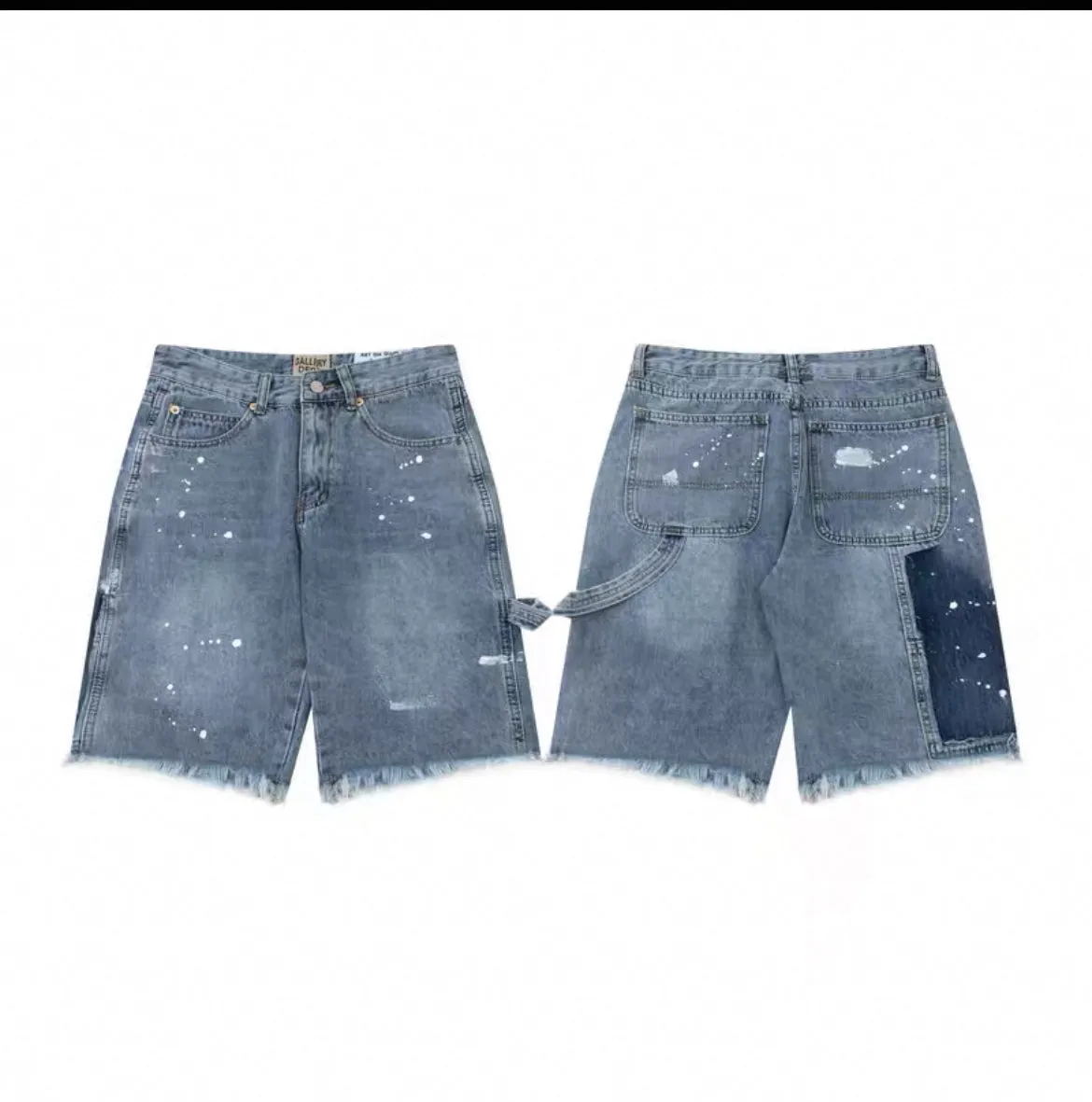 Men’s Distressed Denim Shorts – Vintage