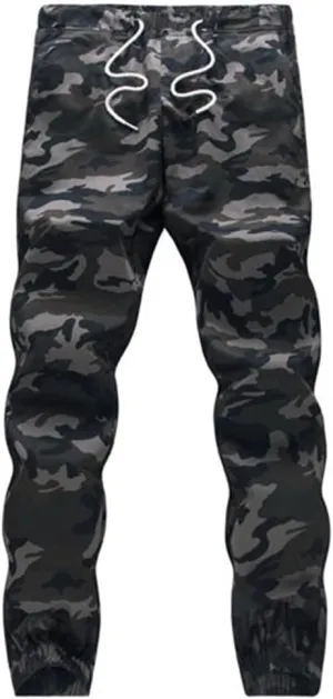 Mens Jogger Autumn Pencil Harem Pants Camo Military Pants Loose Comfortable Cargo Trousers Camo Joggers