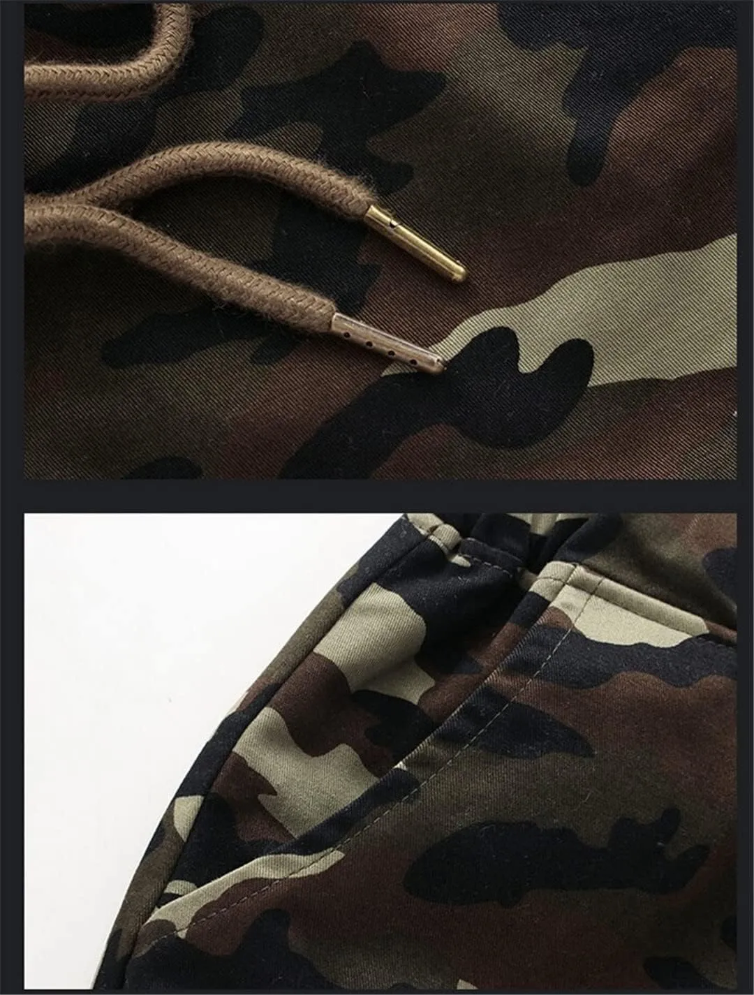 Mens Jogger Autumn Pencil Harem Pants Camo Military Pants Loose Comfortable Cargo Trousers Camo Joggers