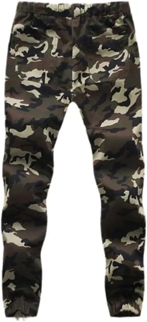 Mens Jogger Autumn Pencil Harem Pants Camo Military Pants Loose Comfortable Cargo Trousers Camo Joggers
