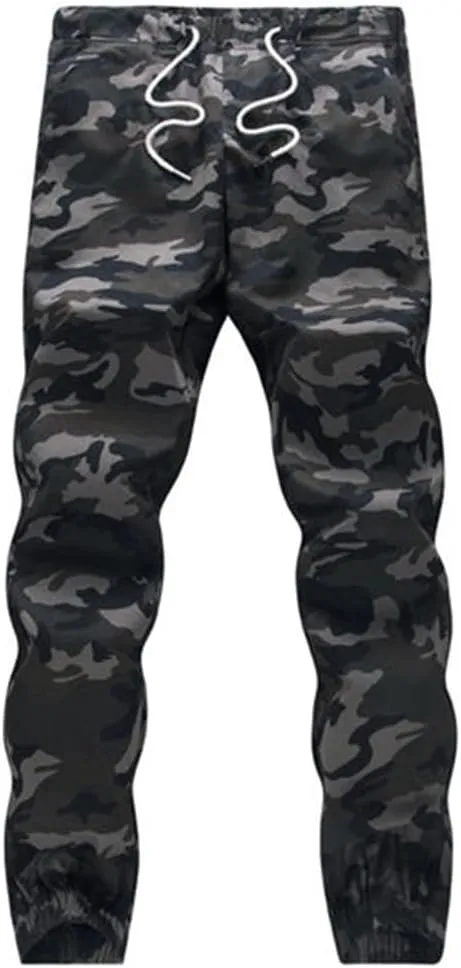 Mens Jogger Autumn Pencil Harem Pants Camo Military Pants Loose Comfortable Cargo Trousers Camo Joggers
