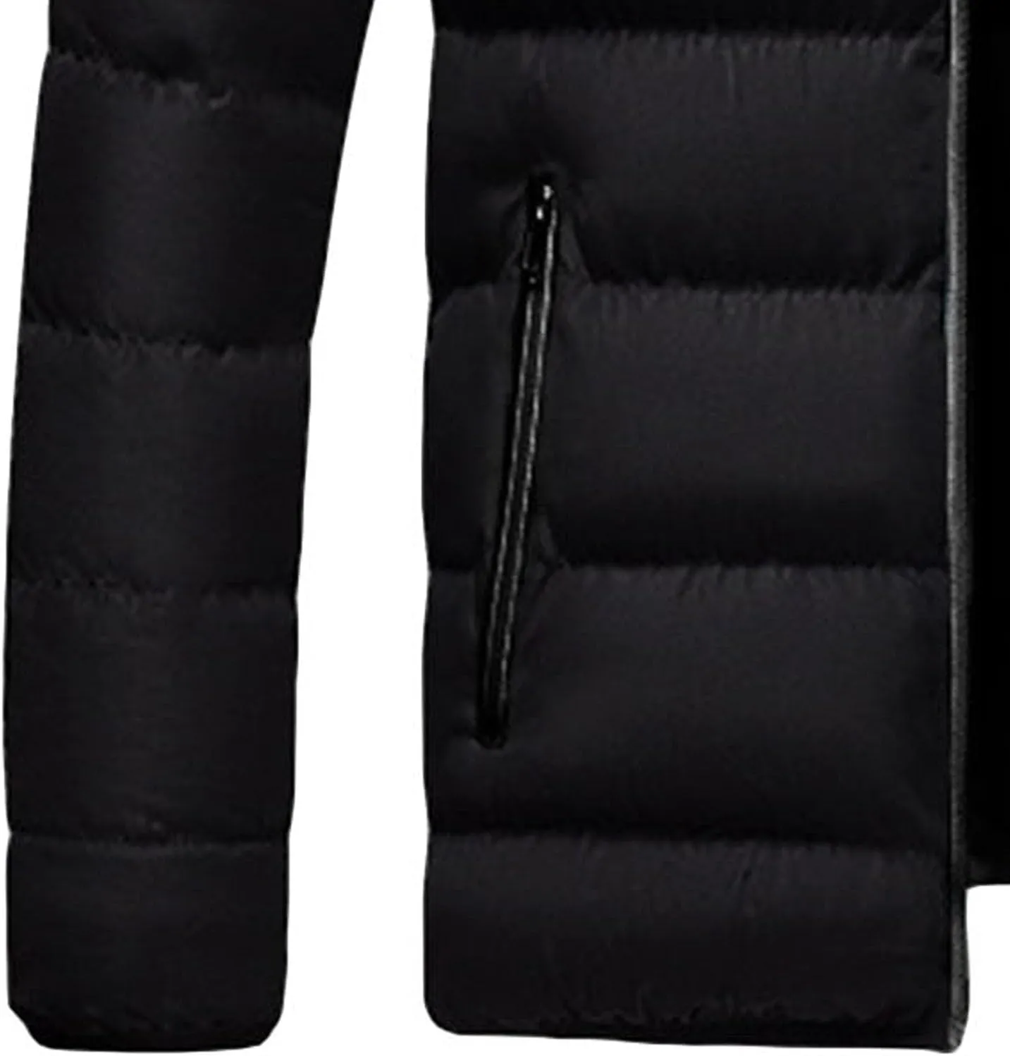 Men's Slim Fit Winter Jacket Winter Warm Zipper Stand Collar Jacket Male Thicken Parka Quilted Cotton-Padded Coats