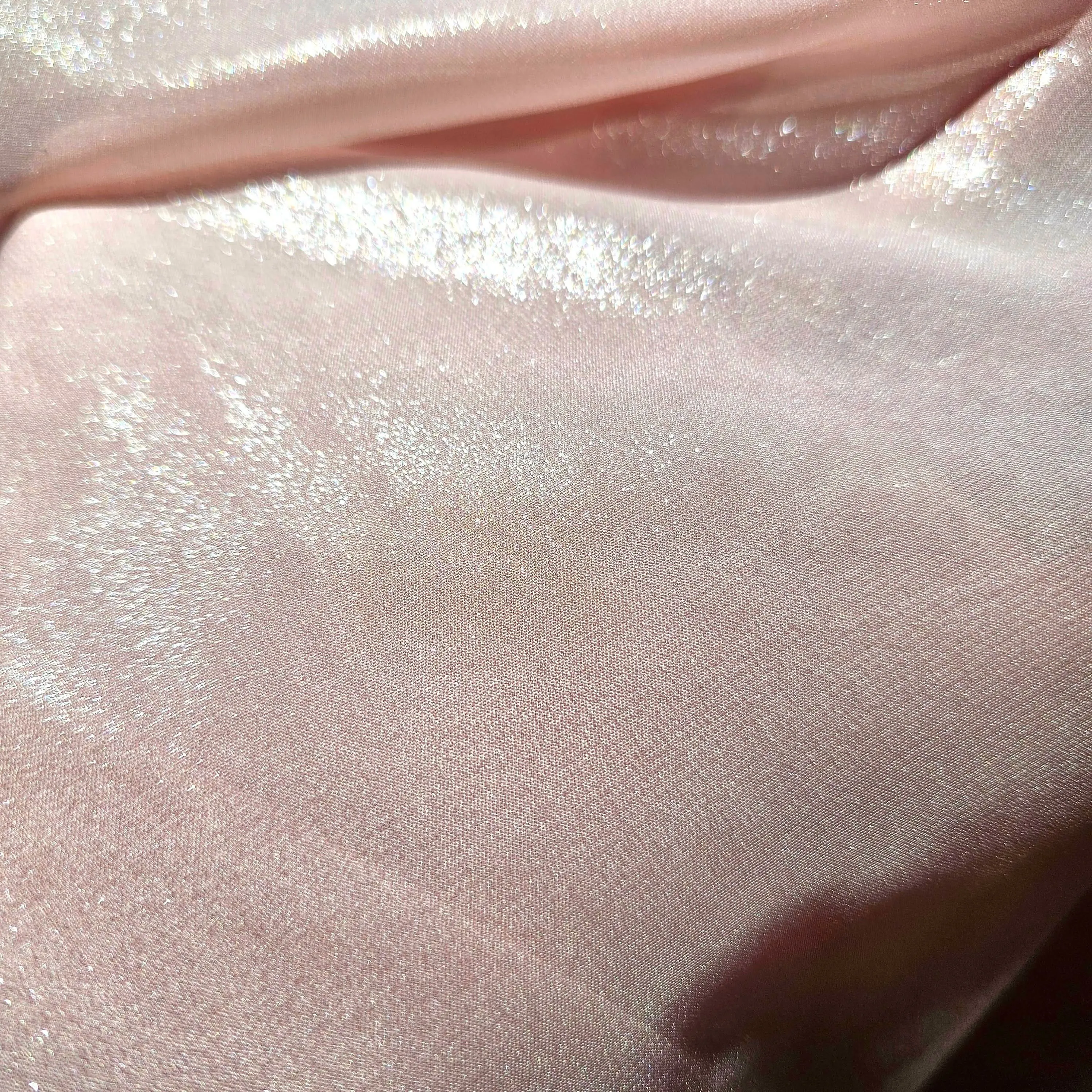 Metallic Poly Chiffon Peony