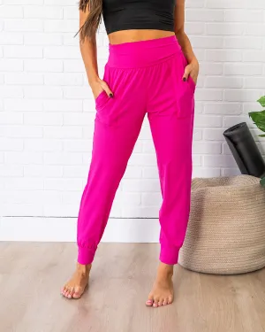 NEW! Yoga Joggers - Sonic Pink