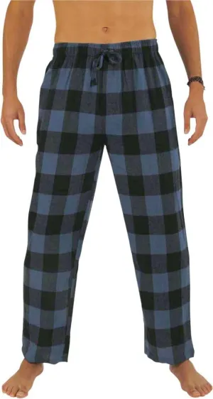 NORTY Flannel Pajama Pants for Men - Comfortable PJ Bottoms for Adults - Men's Sleepwear - Cotton/Poly Blend