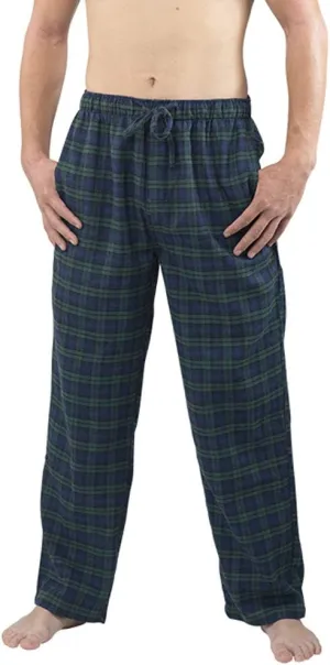 NORTY Flannel Pajama Pants for Men - Comfortable PJ Bottoms for Adults - Men's Sleepwear - Cotton/Poly Blend