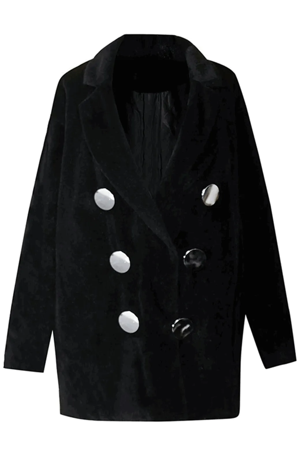 Oversized double breasted coat