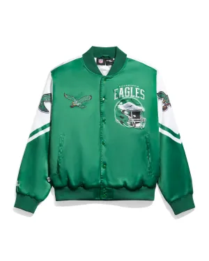 Philadelphia Eagles Kelly Green Classic Helmet Fanimation Jacket