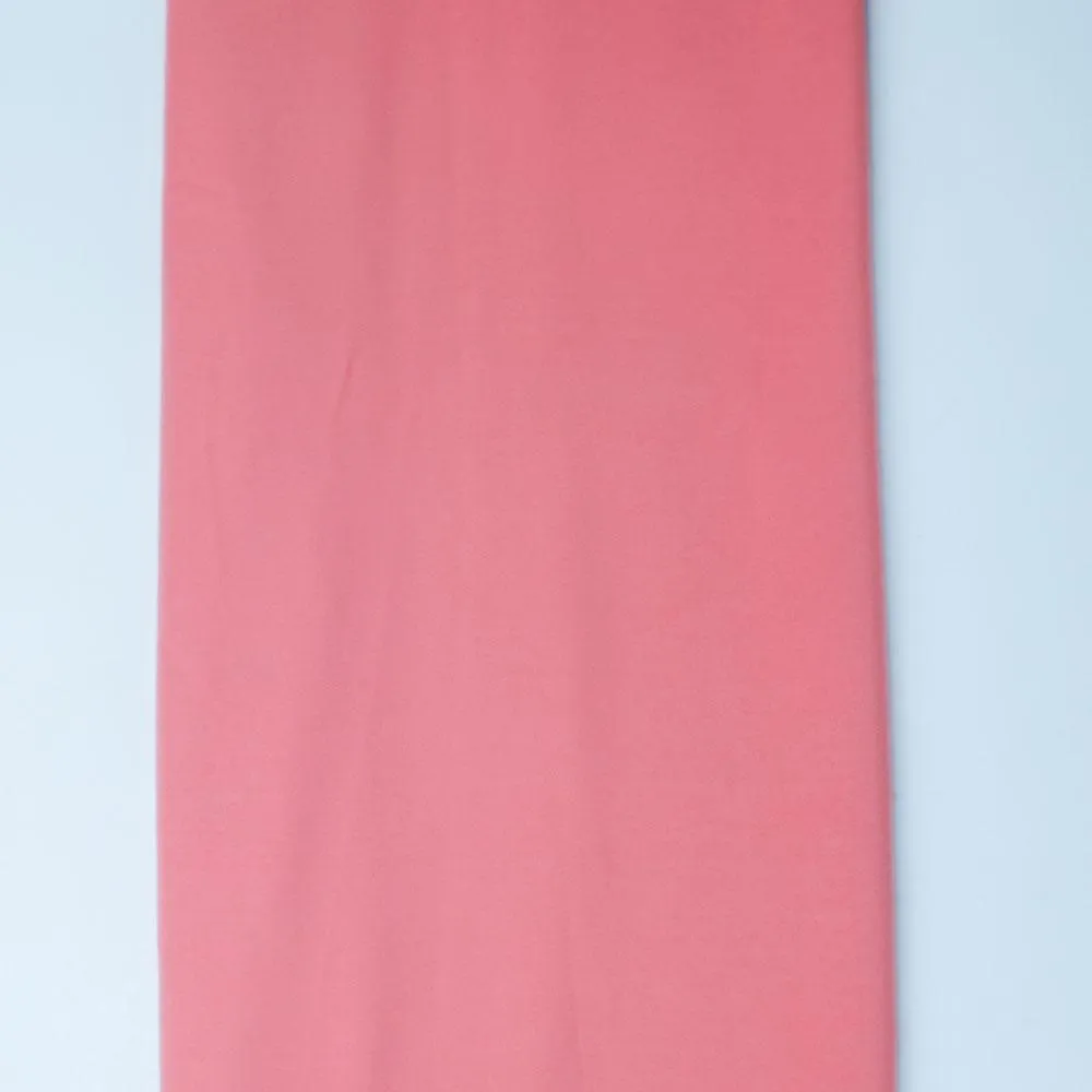 Pink Plain American Crepe Solid Fabric