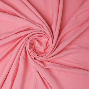 Pink Plain American Crepe Solid Fabric