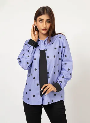 Polka Dots - Blue Top