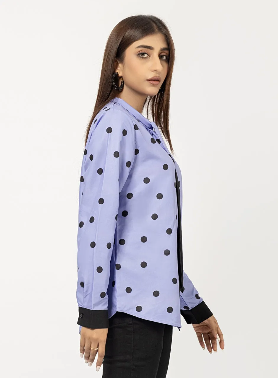 Polka Dots - Blue Top