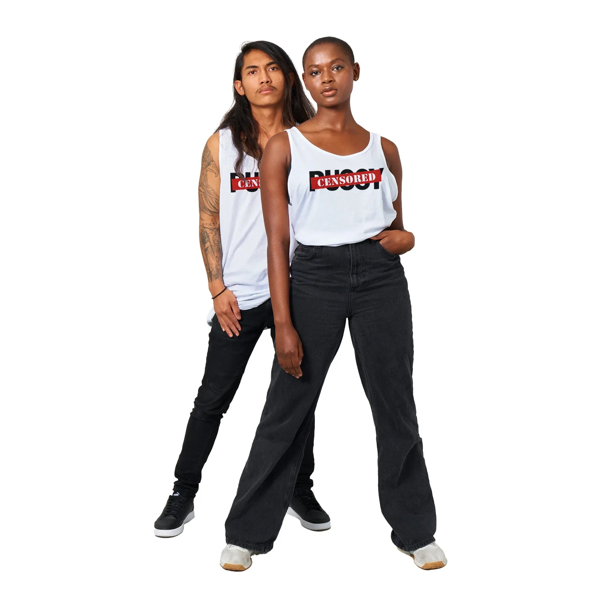 P*SSY Censored  -  Premium Unisex Tank Top
