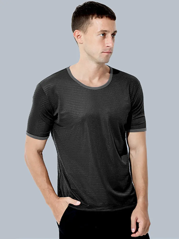 Quick-drying Ice Silk Seamless Breathable Sport T-shirt