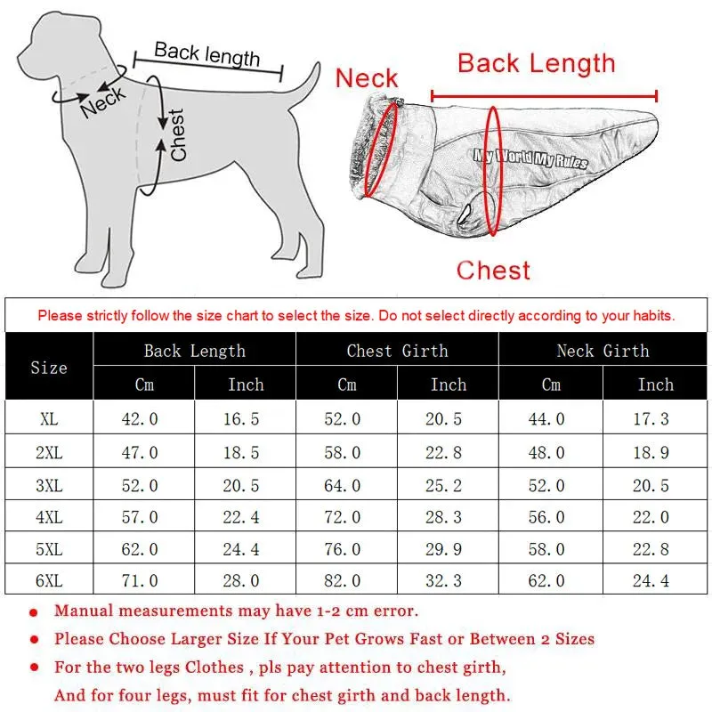 Reflective Waterproof Winter Dog Coat