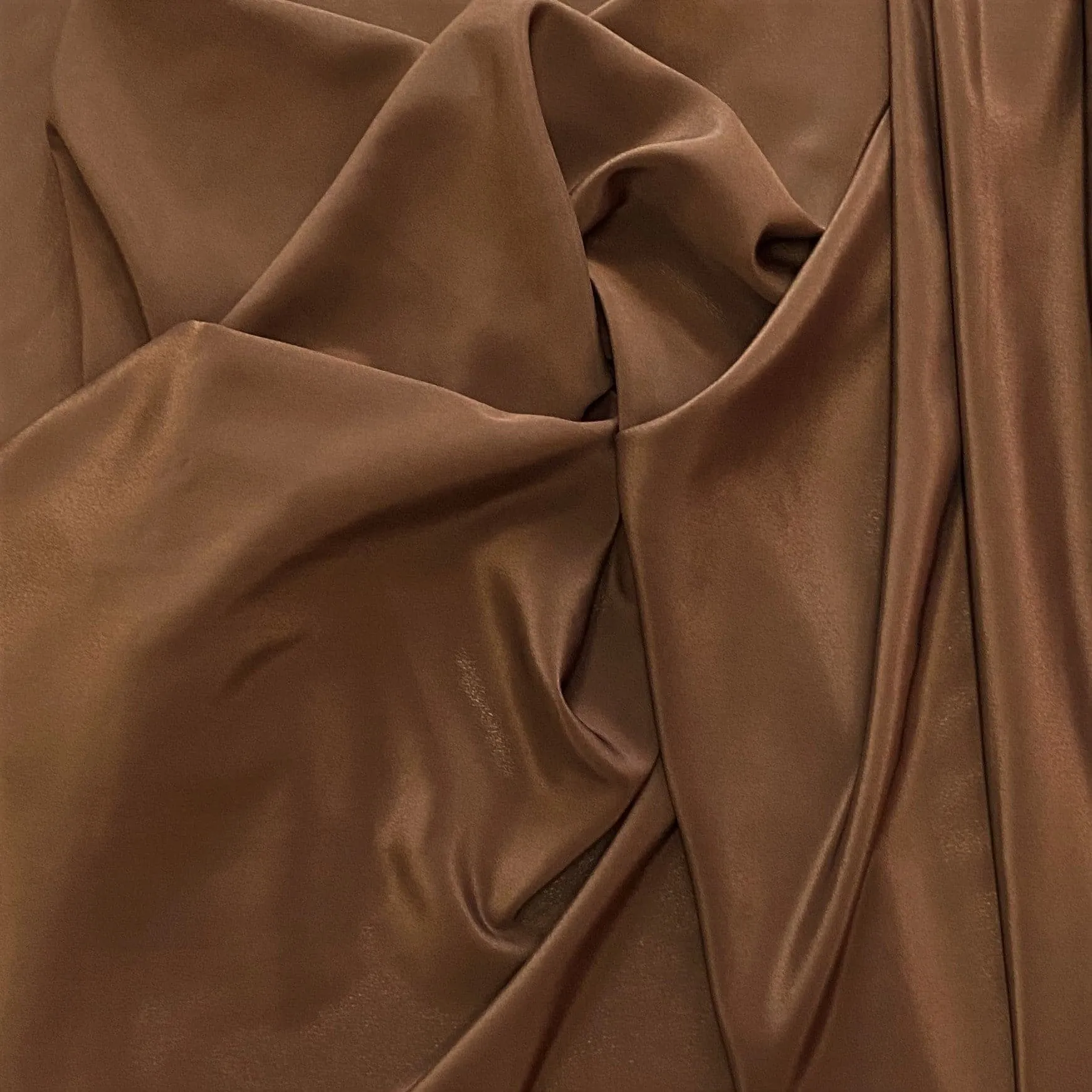 Remnant Crepe De Chine 16mm Chocolate