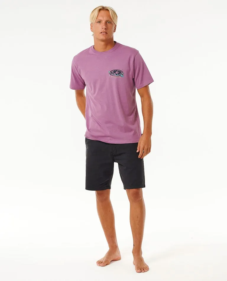Rip Curl Mason Pipeliner Tee-Dusty Purple