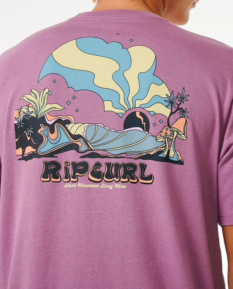 Rip Curl Mason Pipeliner Tee-Dusty Purple