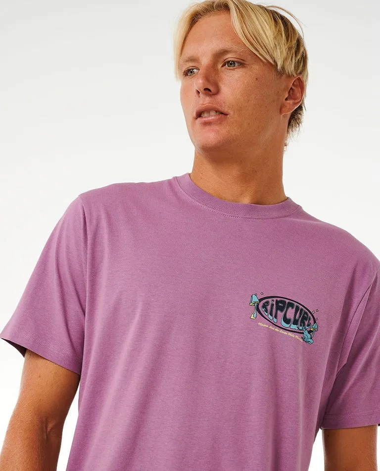 Rip Curl Mason Pipeliner Tee-Dusty Purple