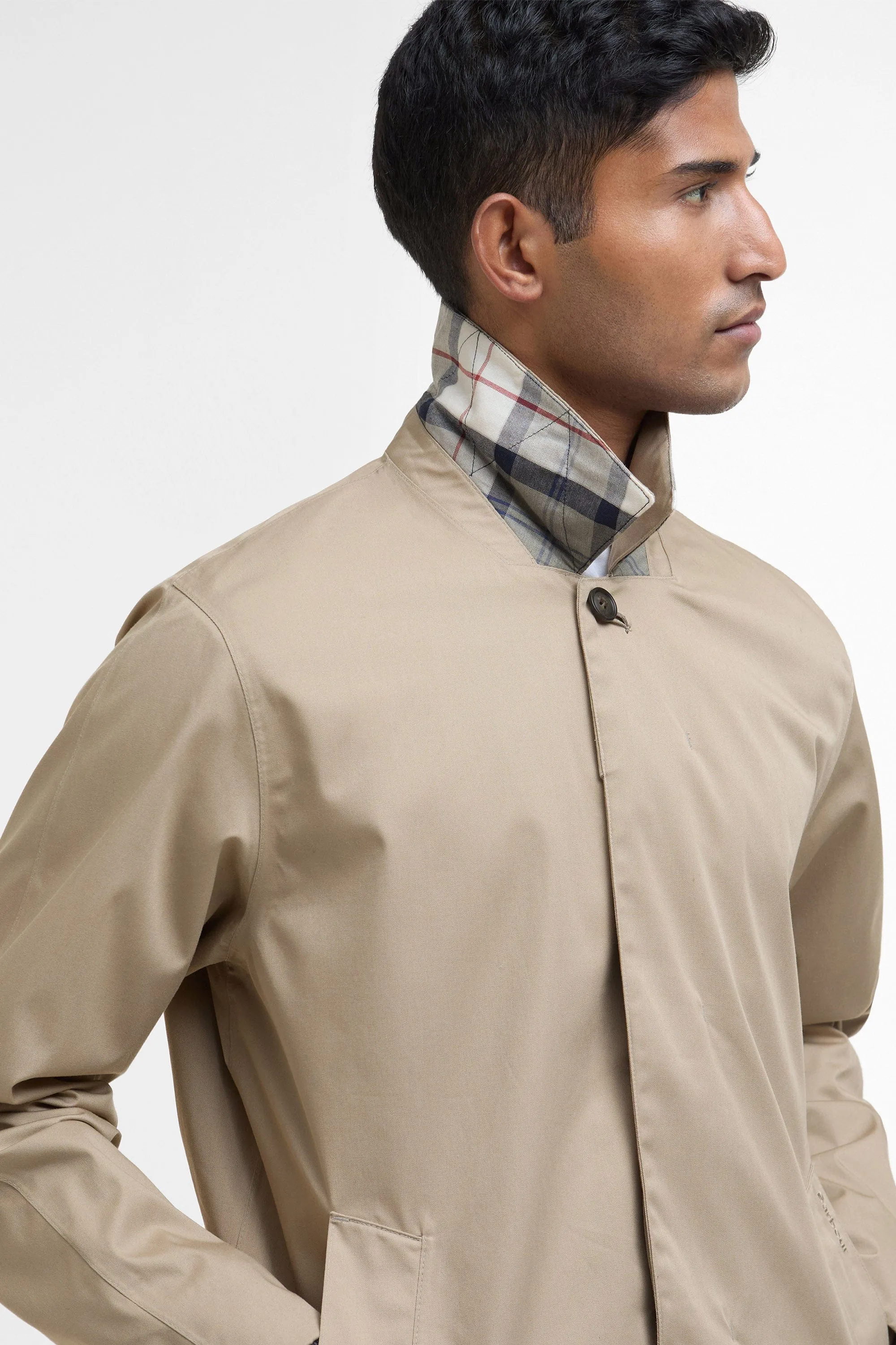 Rokig Short Waterproof Jacket - Washed Stone