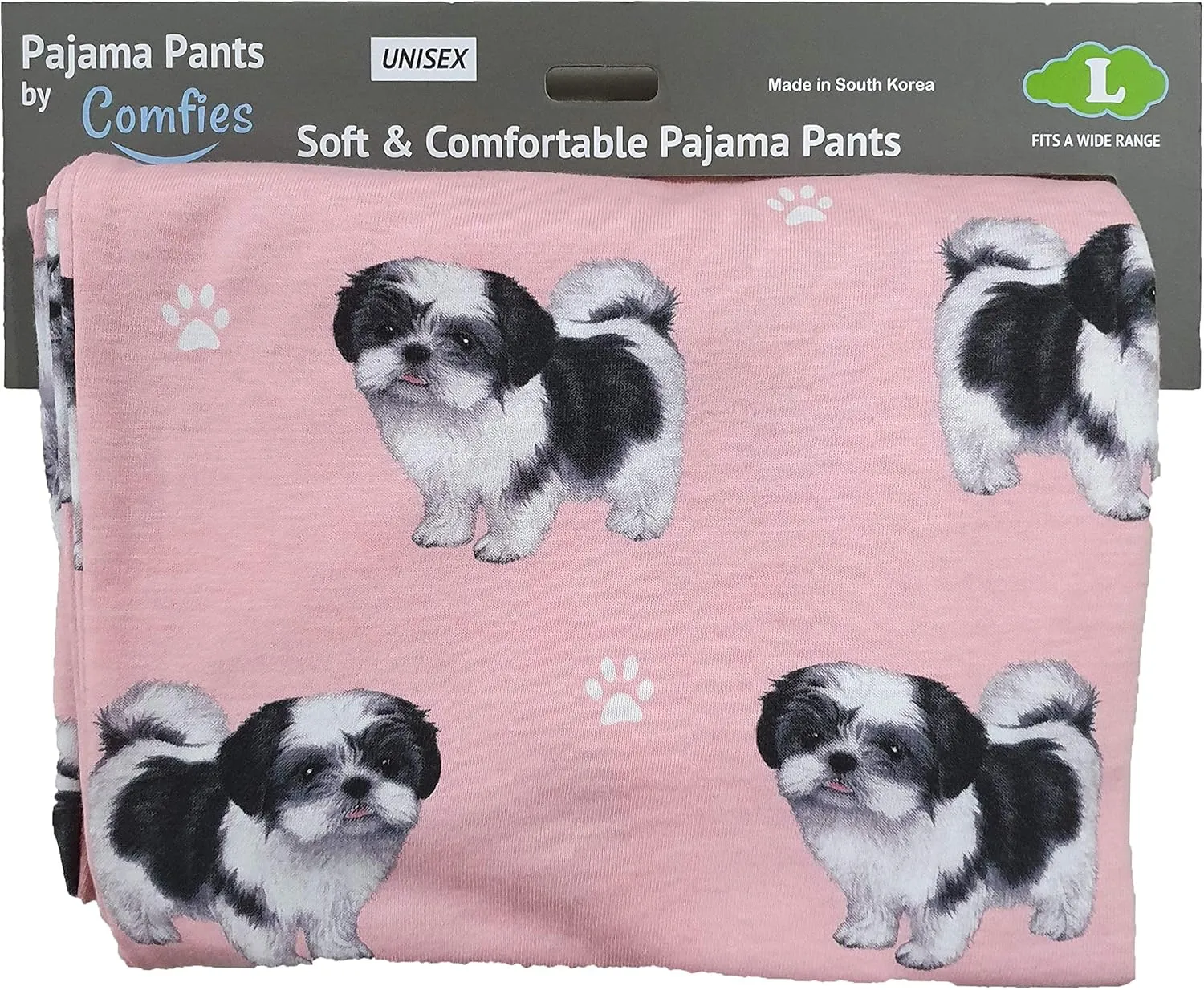 Shih Tzu Unisex Lightweight Cotton Blend Pajama Bottoms  Super Soft and Comfortable  Perfect for Shih Tzu Gifts