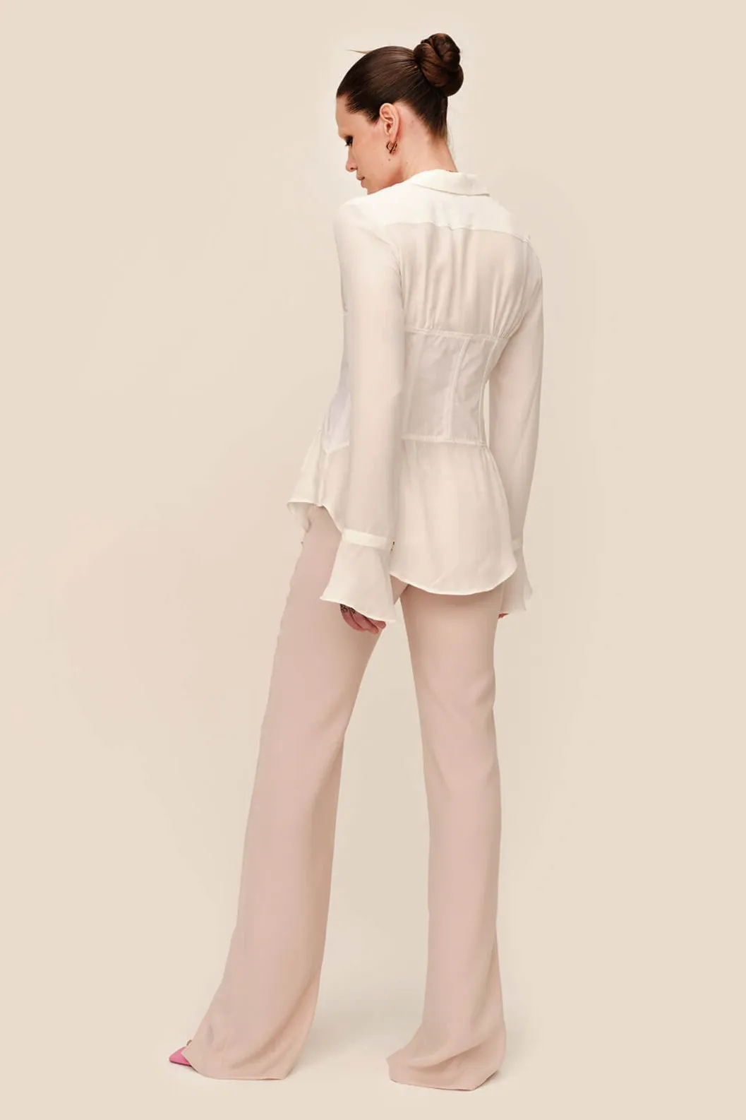 Silk Corset Blouse
