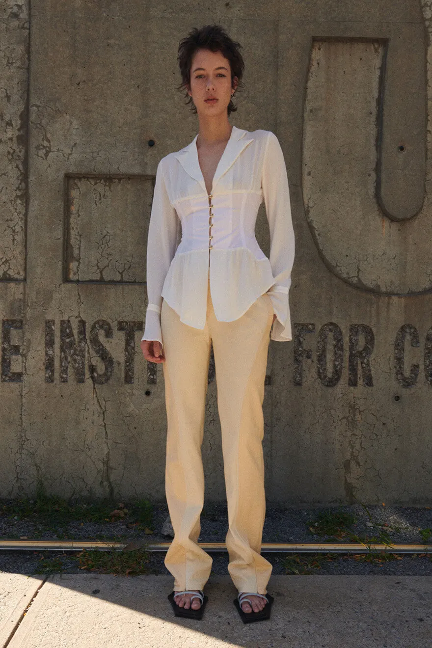 Silk Corset Blouse