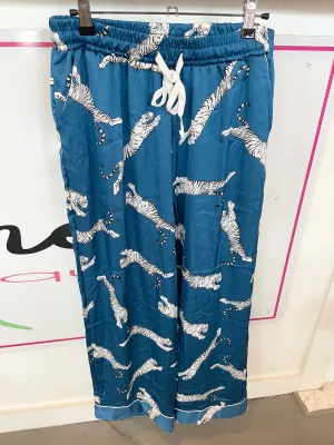 Sleep Easy Tiger Satin PJ Pants