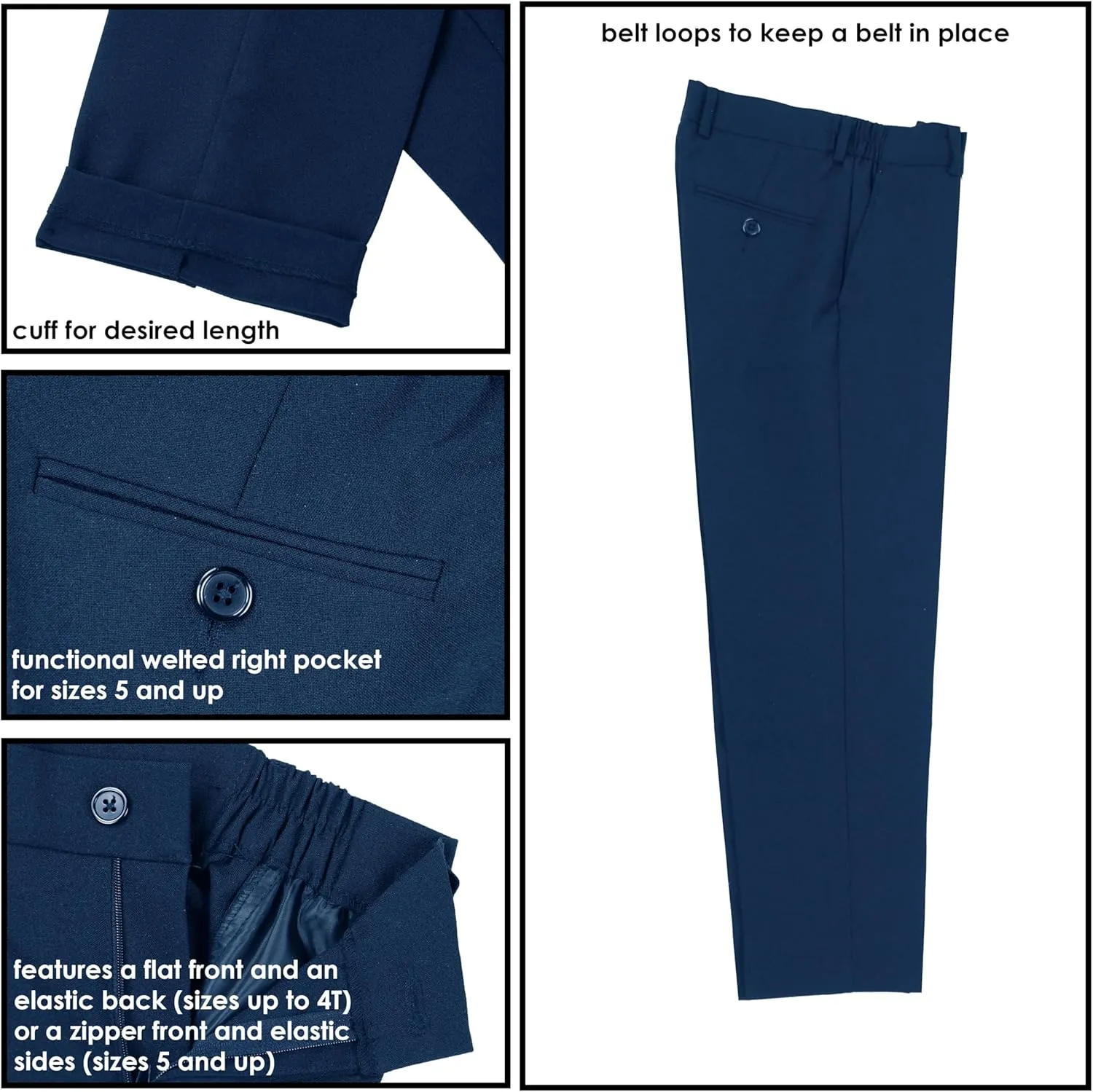 Spring Notion Big Boys' Modern Fit Dress Suit Set