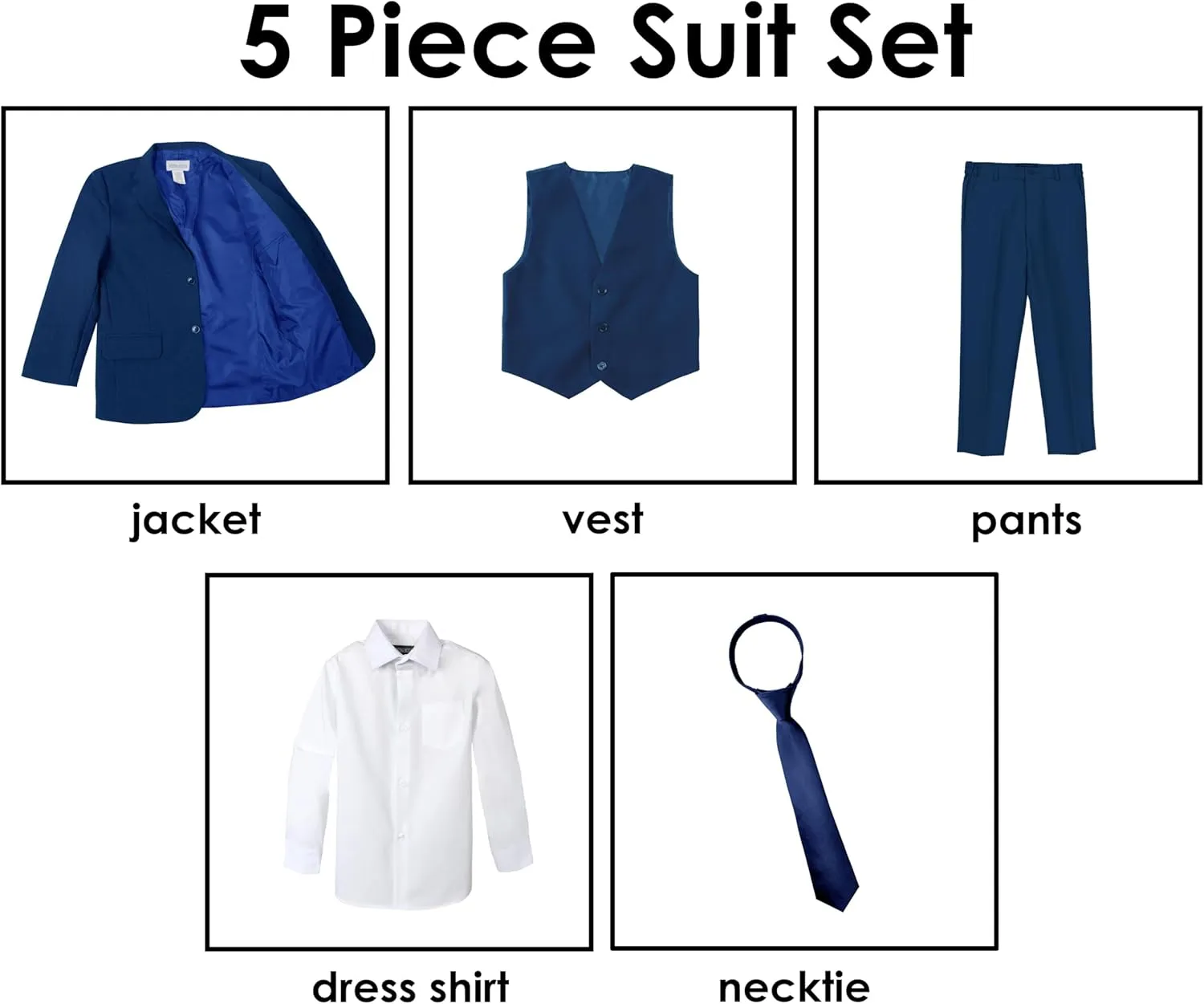 Spring Notion Big Boys' Modern Fit Dress Suit Set