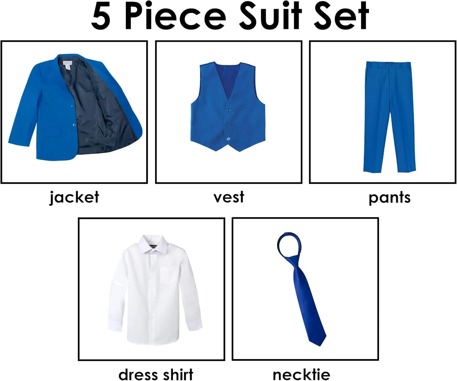 Spring Notion Big Boys' Modern Fit Dress Suit Set