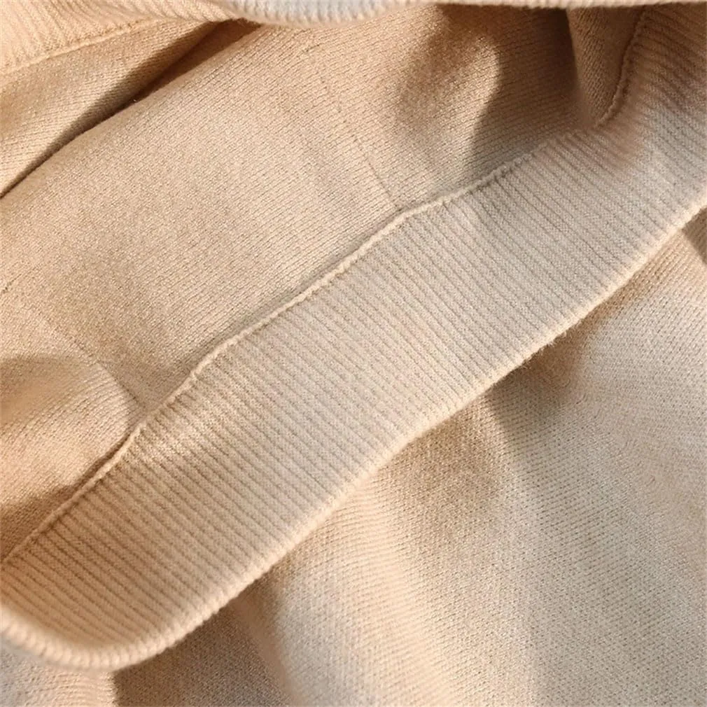 Spring Winter Solid Knitted Mini Skirt for Women Elastic High Waist A Line Pleated Thick Short Skirt