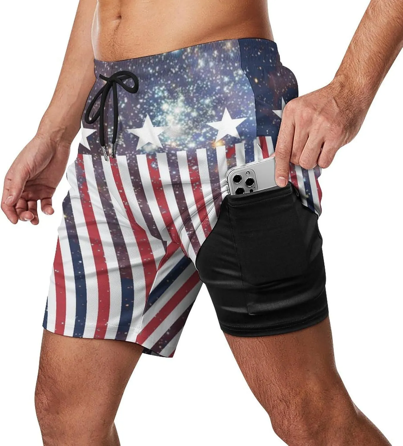 TAIZIYEAH Men's Beach Shorts Sports Beach Pants Swimwear Bathing Suits Board Shorts with Pocket Comfortable